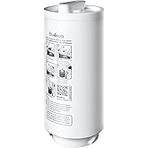 Bluevua 5-IN-1 RO Filter, Replacement for RO100ROPOT-Travel Countertop Reverse Osmosis System, 6 Months Lifetime