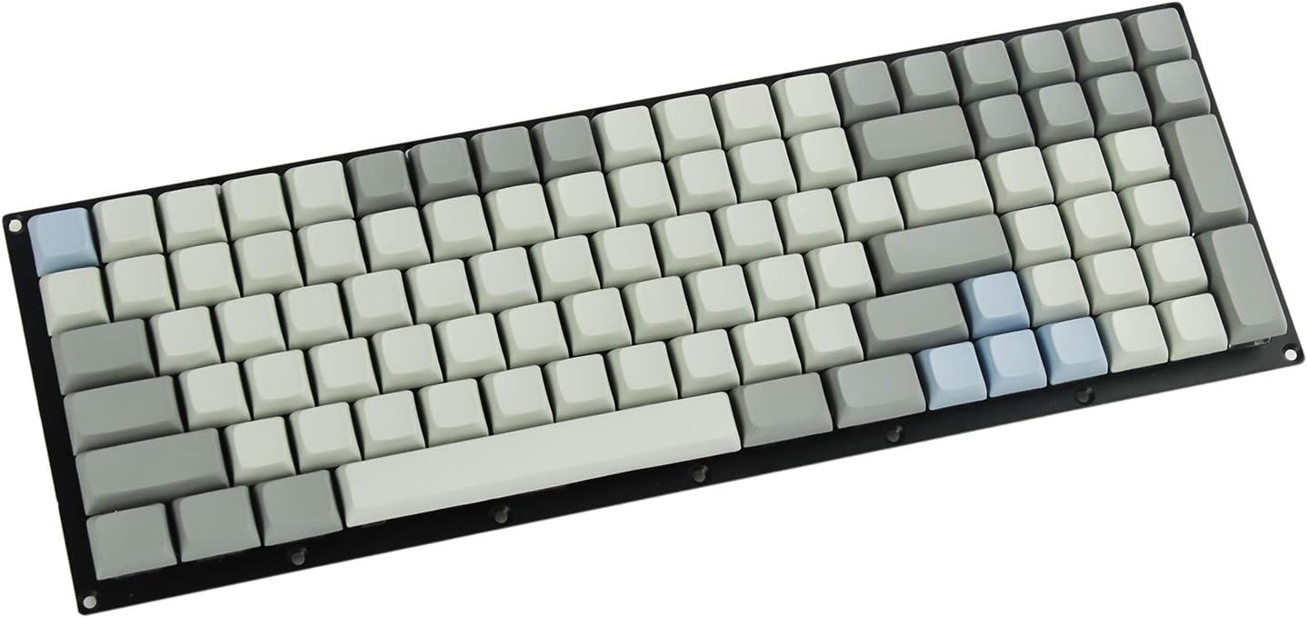YMDK147 XDA Blue Gray Mixed Full Keycap for MX Mechanical Keyboard (Only Keycap) Steelseries Ergodox Filco Leopold Cosair Noppoo Planck