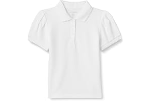 Amazon Essentials Girls Uniform Pique Polo Shirt