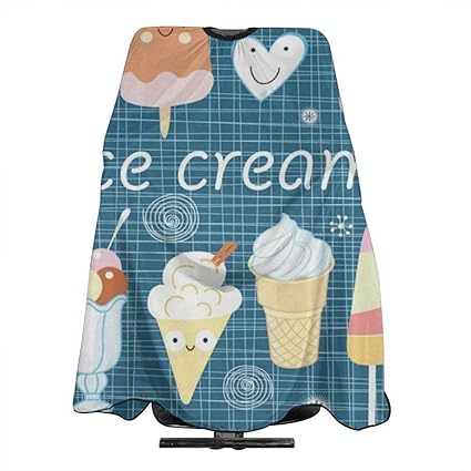 Amazon Com Cute Cartoon Popsicle Salon Hair Cutting Cape Cloth