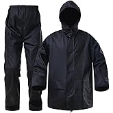 Niruoxn Rain Suit for Men Women Waterproof Rain Gear Jacket Pants Heavy Duty Raincoat for Outdoor Golf Fishing