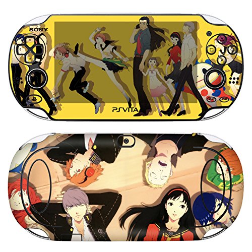 Premium Skin Decals Stickers For PlayStation PS Vita Original 1st Generation PCH-1000 Series Consoles - POP SKIN Persona #05 + Free Gift Screen Protector Film + Wallpaper Screen Image