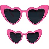 Funky Junque Heart Shaped Sunglasses Mommy and Me - Mother's Day Gift - Family Matching Sunnies