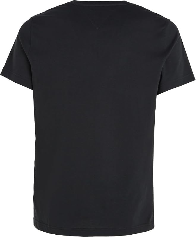 TJM ORIGINAL JERSEY V NECK TEE Hauts en tricot à manches courtes Homme, Noir (TOMMY BLACK), M