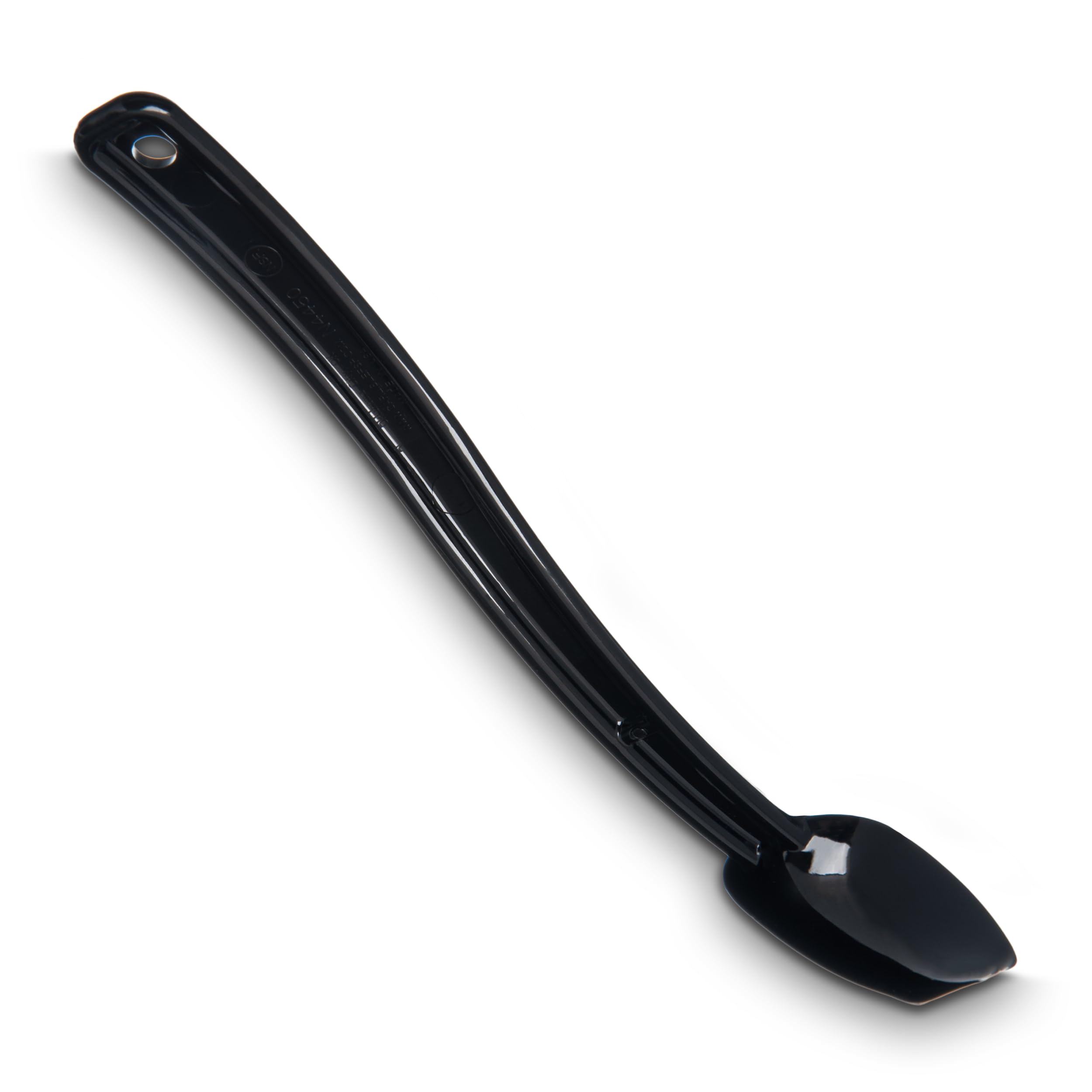 Carlisle Buffett Untensils, CA445003-0000-B01012, Solid Black Buffet Spoon 8" (20cm) (5cl) (Box of 12)