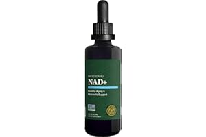 GLOBAL HEALING CENTER Global Healing Premium NAD+ Liquid Supplement - Sublingual NAD Drops - Liposomal NAD Plus Serum for Cellular Renewal - Nicotinamide Riboside Formula for Men & Women (2 Oz)
