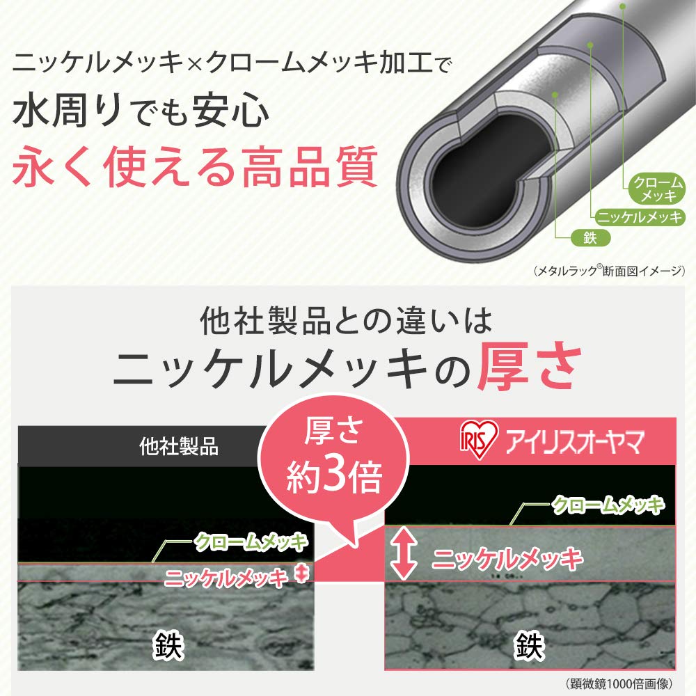 Mua Iris Ohyama Metal Rack With Casters Metal Slim 4 Tiers 5 Tiers 6 Tiers Tren Amazon Nhật Chinh Hang Fado