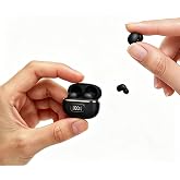 Xmenha Extra Small Invisible Mini Earbuds Wireless Bluetooth Small Invisible Ear Buds for Sleeping Smallest Headphones Tiny Micro Hidden Discreet Earbuds for Work