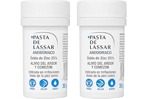 Pasta de Lassar Andromaco Crema Protectora para Irritaciones Leves, Rozaduras, Comezón y Ardor – 60g (2 pack)