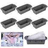 Ice Block Mold for Ice Bath,6 Pack 15lbs Large Ice