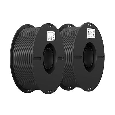 Creality PLA Filament 1.75mm 2x1kg Black Cardboard Spool 0.03mm