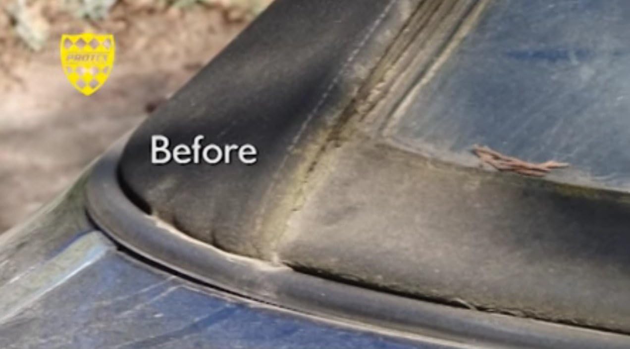 Protex World Convertible Soft Top Care Kit with Canvas Cleaner/Restorer