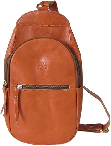 Amazon イルビゾンテ ボディバッグ メンズ レディース バケッタレザー Caramel キャラメル ヤキヌメ 4 P 145 並行輸入品 Il Bisonte イルビゾンテ ボディバッグ ワンショルダー