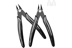 JIEHYIA 170 Micro Wire Cutter Jewelry Wire Cutter for Crafts, Precision Diagonal Pliers for Plastic Zip Ties, 3D Printing Support Remover Tool, Mini Wire Snips for DIY & Hobby (2)