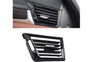 Goodithy Front Right Air Conditioning Grille Panel, Dashboard Piano Black Air Vent Outlet Cover Trim Replacement for BMW X1 E84 2010 2011 2012 2013 2014 2015 (Right)