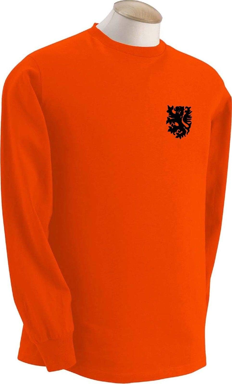 Dutch Holland Netherlands Football Team Retro Long Sleeved T-Shirt