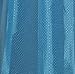Home Bargains Plus Diamond Dot Ruffled Fabric Bathroom Window Curtain with Attached Valance and Tiebacks - Light Blue