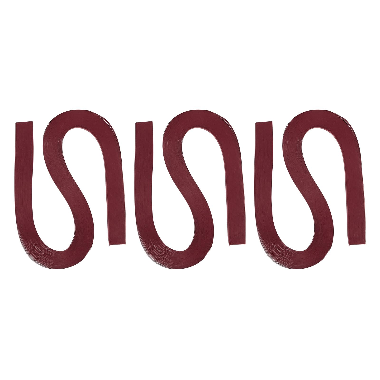 PATIKIL 360pcs Quilling Strips Paper 5mm(3/16") 54cm Origami Paper Quilling Strip for Art DIY Hand Craft Christmas, Wine Red