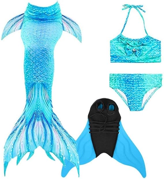 Amazon マーメイドテール 水着 4点セット マーメイド水着 女の子用スイムマーメイドテール 羽付き水着 Us サイズ 130 ガールズ 通販 Amazon マーメイドテール 水着 4点セット マーメイド水着 女の子用スイムマーメイドテール 羽付き水着 Us サイズ 130 ガールズ 通販