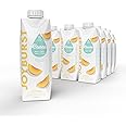 Sugar Free Electrolyte Water, Zero Calorie Hydration Drink, Refresh, Hydrate & Recover, Electrolytes+Vitamin B's + Focus, Comes in Eco-friendly Tetra Pak® packages (12 Packs, Peach)