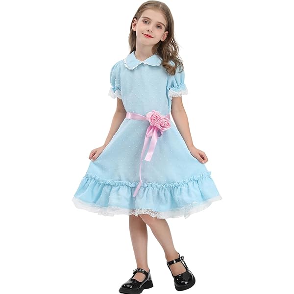 blue dress for baby girl Adults The Shining Blue Dress Grady Twins Costumes Ideas For Girls –  ACcosplay main image 0