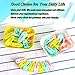 24 Pack Clothespins in Basket Mini Colored Utility Clips Holders Laundry Windproof Plastic Pegs for Outdoor Clothesline, Kitchen Bag Sealing