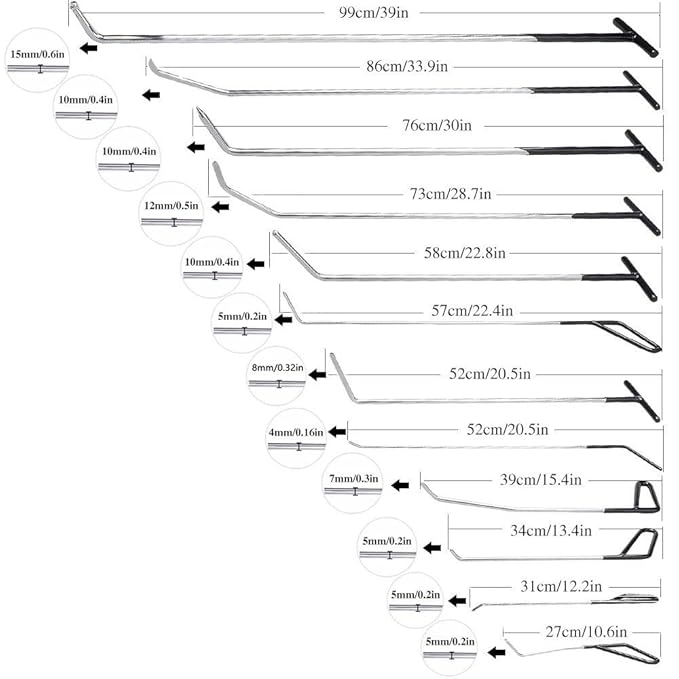 Super PDR 149pcs Auto cuerpo equipo de reparación de abolladuras ...