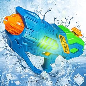 Outdoor-Toys-Electric-Water-Gun-Water-Pistol-Battery-Operated-for-Kids-Adults-Water-Squirt-Gun-with-LED-for-Outdoor-Garden-Swimming-Pool-Water-Pistol-for-Dog-Training-Kids-Toys-for-3-Year-Olds Outdoor Toys, Electric Water Gun - Water Pistol Battery Operated for Kids Adults, Water Squirt Gun with LED for Outdoor…