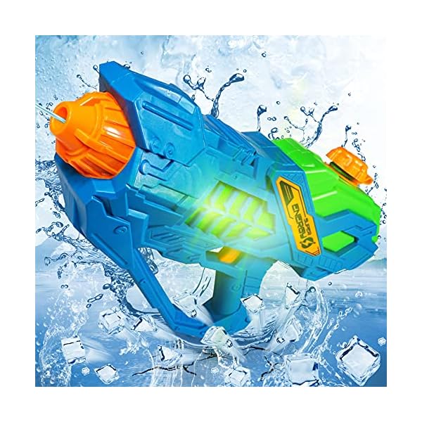 Outdoor-Toys-Electric-Water-Gun-Water-Pistol-Battery-Operated-for-Kids-Adults-Water-Squirt-Gun-with-LED-for-Outdoor-Garden-Swimming-Pool-Water-Pistol-for-Dog-Training-Kids-Toys-for-3-Year-Olds Outdoor Toys, Electric Water Gun - Water Pistol Battery Operated for Kids Adults, Water Squirt Gun with LED for Outdoor…
