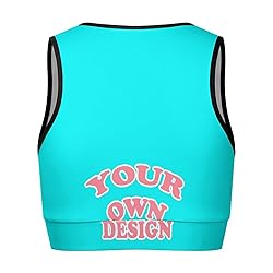 Custom Bras for Women Personalized Crop Tops with