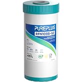 PUREPLUS 10"x4.5" Whole House Iron &amp; Manganese Reduce Water Filter, 1 Pack | 5 Micron Iron &amp; Manganese Reducing, Removes Sediment, For Well/Tap Water, Fits FM15B, WD-WF10F, RFFE10-BB, RFN10BB-SZ