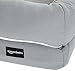Amazon Basics Lounger Sofa Couch Style Pet Bed with Memory Foam, Bolsters, and Removable Cover for Dog or Cat, Small, Grey, 25 in x 20 in x 6.5 in