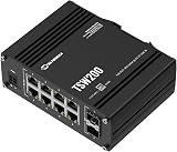 Teltonika TSW200 PoE+ Gigabit Ethernet Switch 8x GbE 2x SFP DIN Rail view 3