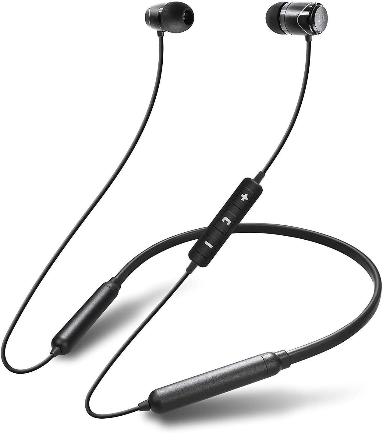 Soundmagic Bluetooth Neckband Headphones Microphone, Wireless Earbuds with 48 Hour Playtime