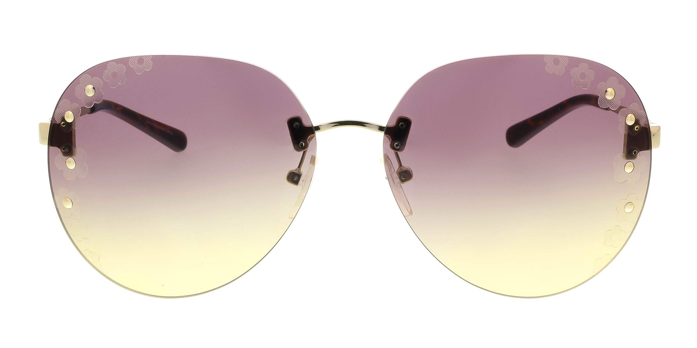 Michael Kors SYDNEY MK1037 121270 Sunglasses Light Gold / Purple