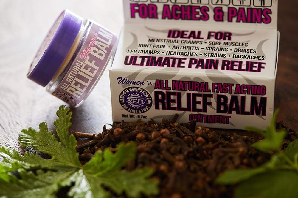 ZEN Balm - Women's All Natural Pain Relief with Jasmine Oil, 0.7oz: Health & Personal Care