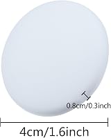 efbock Door Stopper 6pcs White Self-Adhesive Silicone Wall Protectors 1.57in view 3