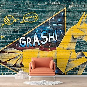 Wall Murals for Bedroom Abstract Banksy Street Art Removable Wallpaper Peel and Stick Wall Stickers - 66x96 inches