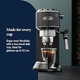 De'Longhi Dedica Style EC685BK Espresso Machine Black 15 Bar view 7