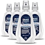 Crest Pro-Health Clinical Mouthwash with CPC (Cetylpyridinium Chloride), Gingivitis Protection, Alcohol Free, Deep Clean Mint