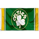 Boston Celtics Hardwood Vintage Retro Throwback Indoor Outdoor Flag
