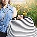 Carseat Cover | Carseat Canopy & Nursing Cover, 5 in 1 Baby Cover, Stretchy & Ultra Soft Nursing and Breastfeeding Cover for Boys & Girls, Stroller Cover for Babies by Matimati Baby (Classic Stripe)