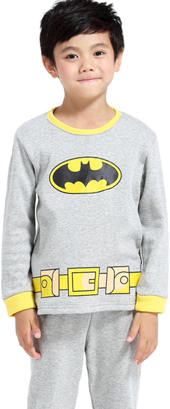 Amazon エーフォーキス ソーソー Afoxsosバットマン キッズパジャマ 子供服 キッズ フリース キッズルームウエア 男の子 アニメ パジャマ インナー 肌着 キャラクター セットアップ 寝間着上下セット 秋冬 130 パジャマ 通販