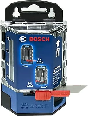 1600A01V3J 50 riserva nel Dispenser, compatibili con Il Coltello con Lame trapezoidali, Blu