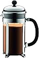 Bodum 1928-16US4 Chambord French Press Coffee Maker, 1 Liter, 34 Ounce, Chrome