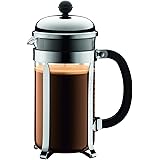 Bodum 1928-16US4 Chambord French Press Coffee Maker, 1 Liter, 34 Ounce, Chrome