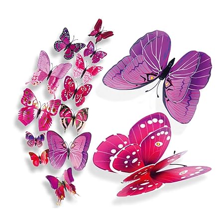 JiaMeng Pegatinas de Pared 3D DIY Pegatinas de Pared Imán de ...