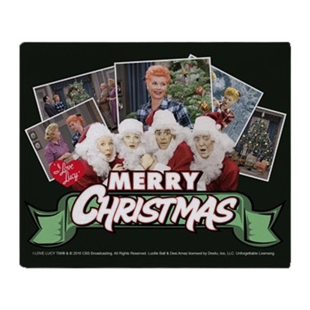 CafePress-I Love Lucy: Christmas-Soft Fleece Throw Blanket
