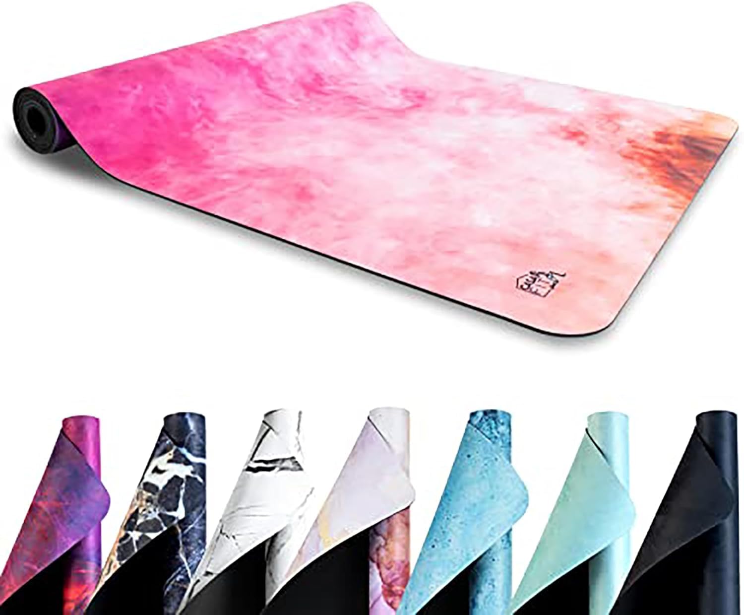 Casa Fit Premium Yoga Mat - Non-Slip Fitness Mat for Yoga, Pilates and Gymnastics, Extra Thick and Durable, Ideal for Home and Gym, Environmentally Friendly Training Mat