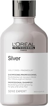 L’Oréal Professionnel Serie Expert Silver Shampoo 300 ml for Grey White Blond view 1